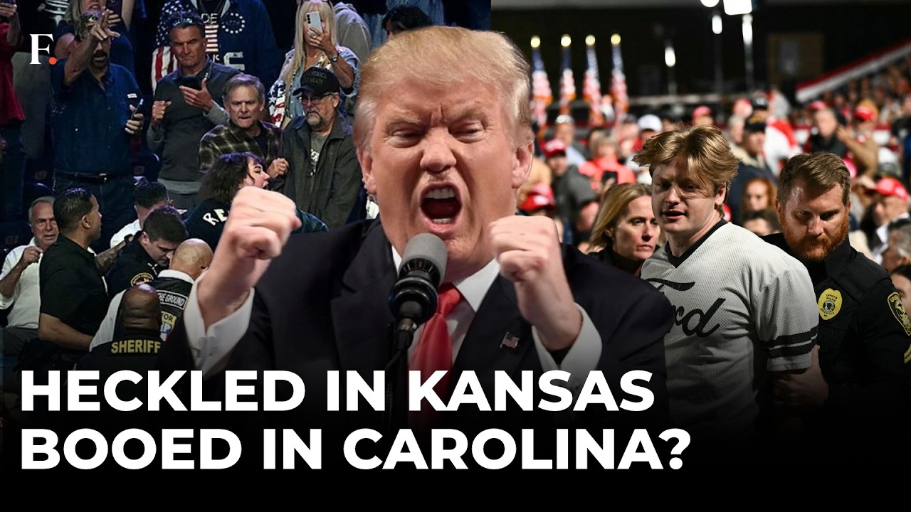 “Losers! N*tjob...” Trump Mocks Hecklers, Calls Them “Paid Protesters” at Rallies | U.S. Midterms