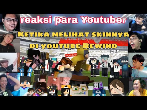 apatu gaming - Minecrafters' happy reactions: The skin is included in Minecraft Rewind 2022!