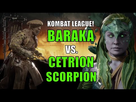 BARAKA VS CETRION, SCORPION - ROBOCOP VS JACQUI - 【Mortal Kombat 11】