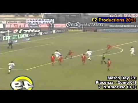 Serie A 2002-2003, day 23 Piacenza - Como 0-1 (N.Amoruso goal)