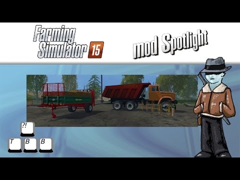 Farming Simulator 15 Mod Spotlight - Zil Dumper and Sun Liner