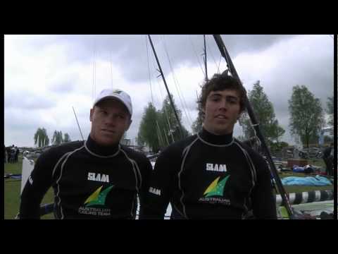 Australian Sailing Team - Sailing World Cup Holland - Day 5.wmv