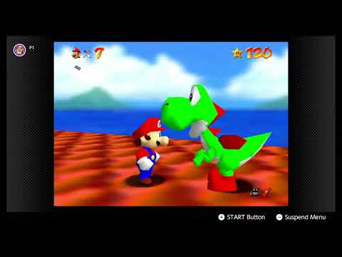 Super Mario 64 All 120 Star Completion Reward & Yoshi Easter Egg