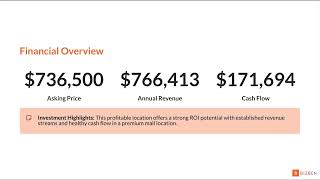 Cold Stone Creamery Store - High Profit
