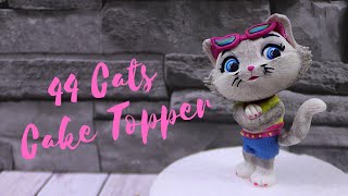 44 Cats Cake Topper