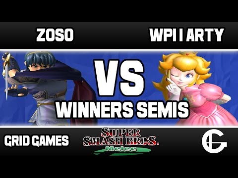 ZoSo (Marth) VS WPI | Arty (Peach) | Grid Melee BiWeekly 20 | Winners Semis