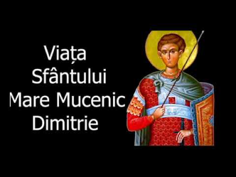 Viața Sfântului Mare Mucenic Dimitrie Izvorâtorul de mir- 26 Octombrie -  slujitor Dani