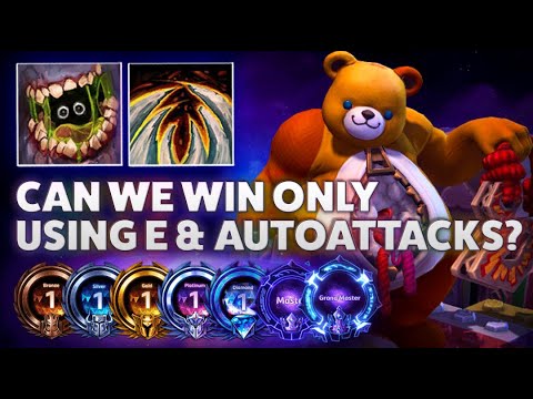 Stitches Gorge - CAN WE WIN ONLY USING E AND AUTOATTACKS? - Bronze 2 Grandmaster S2 2022