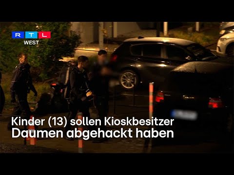 Dortmund: Kioskbesitzer Daumen abgehackt? Kinder sollen mit Machete zugeschlagen haben | RTL WEST