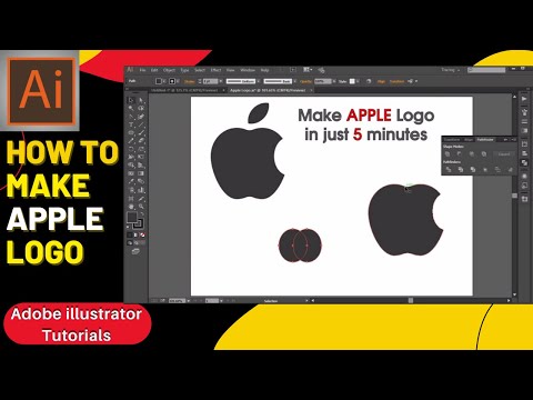 Adobe illustrator Tutorial | How to make APPLE Logo 2022
