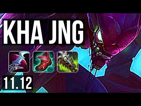KHA'ZIX vs ZAC (JUNGLE) | 9/1/7, 2.0M mastery, 900+ games, Legendary | NA Diamond | v11.12