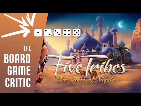 Five Tribes Board Game Mini Review - 5 pips a great game