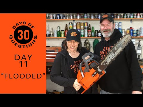How Do I UnFlood My Chainsaw Or Weed Eater? (DAY 11)