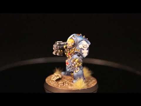 Ultramarines captain in terminator armour