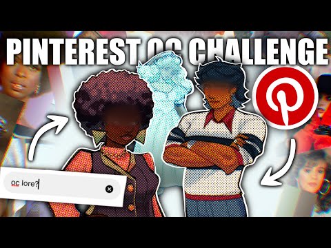 PINTEREST OC ART CHALLENGE (can pinterest make lore? 🤯, speedpaint, commentary)