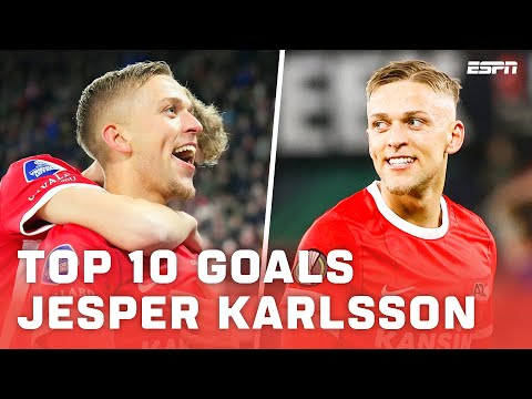 TOP 1️⃣0️⃣ GOALS van 𝐉𝐄𝐒𝐏𝐄𝐑 𝐊𝐀𝐑𝐋𝐒𝐒𝐎𝐍 bij AZ 💫