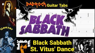 St. Vitus' Dance - Black Sabbath - Guitar + Bass TABS Lesson