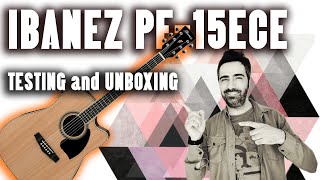 Video thumbnail for IBANEZ Acoustic Guitar PF15ECE    Unboxing and detailed test  - No talk  - PF15ECE-NT by vaynonet