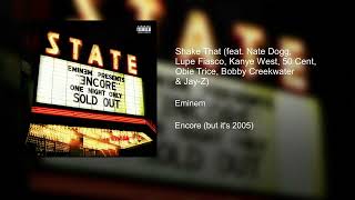 Eminem - Shake That (feat. Nate Dogg, Lupe Fiasco, Kanye West, 50 Cent, Jay-Z &amp; More) [Mega Mashup]