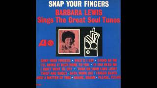 Barbara lewis  I&#39;ll bring it back home to you