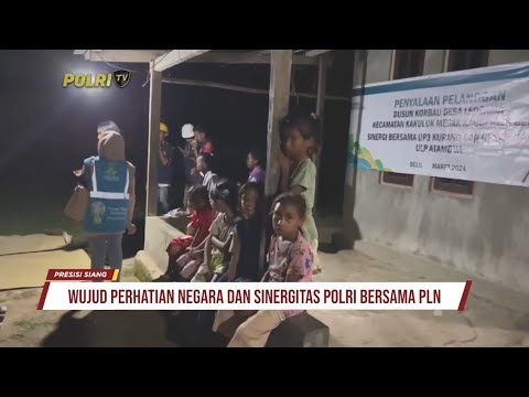 KAPOLRES BELU BANTU LISTRIK UNTUK WARGA DUSUN KORBA''U DESA LEOSAMA