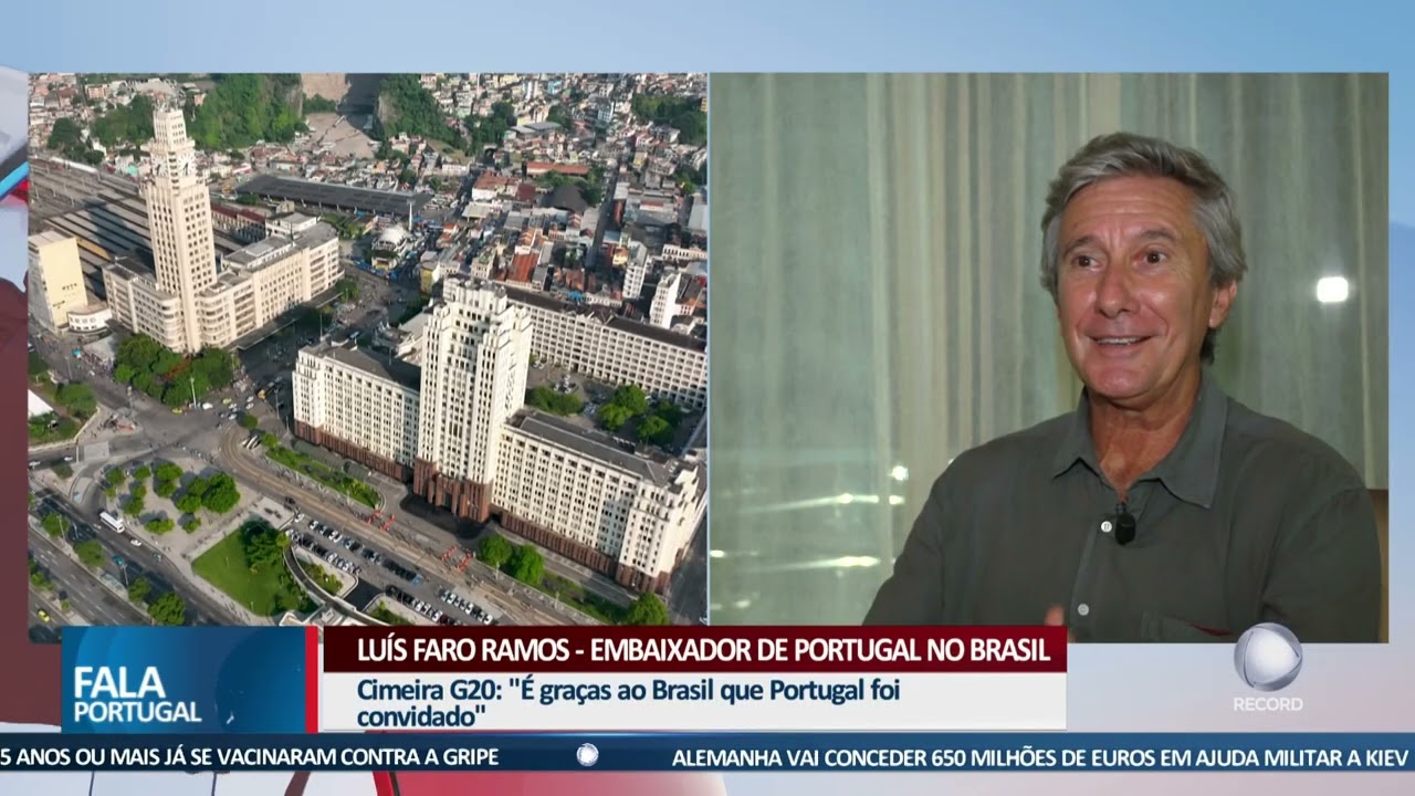 Entrevista Embaixador de Portugal no Brasil