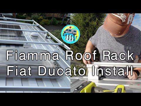 Fitting a Fiamma Roof Rack on a Fiat Ducato