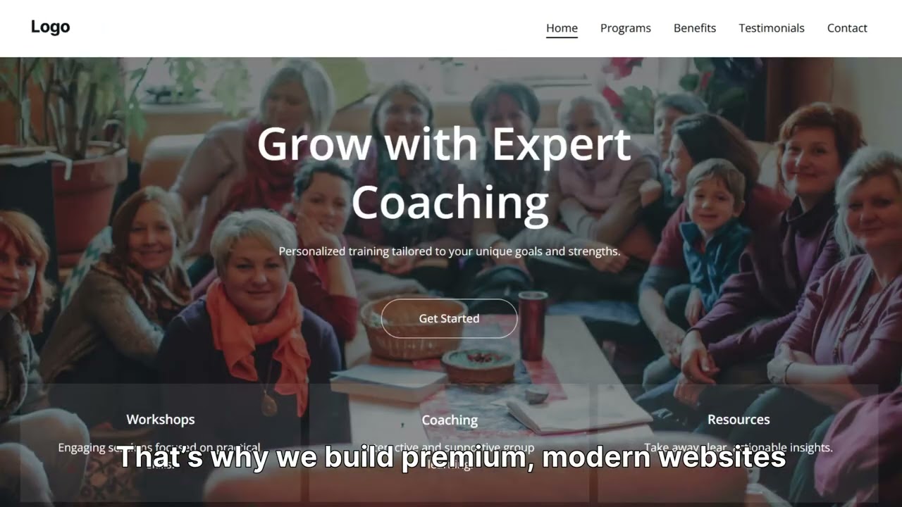 Website demo video thumbnail