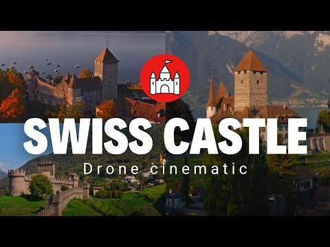 Switzerland's Fairytale Castles: The World's Most Beautiful Fortresses - 4K Aerial Drone Video