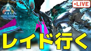 ポンコツソロレイダーがゆく!!今夜は強カメ、ステゴ狙いでスカウト【ark pvp】