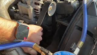 Easy Serpentine Belt Removal 6.0 PowerStroke  Replacement