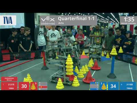 2018 VRC Arts QF1-1 - 2131R 169A vs 3118B 7884E - 124 to 114