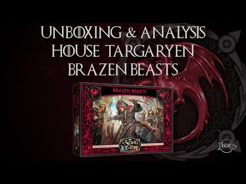 ASOIAF: TMG Unboxing - House Targaryen Brazen Beast