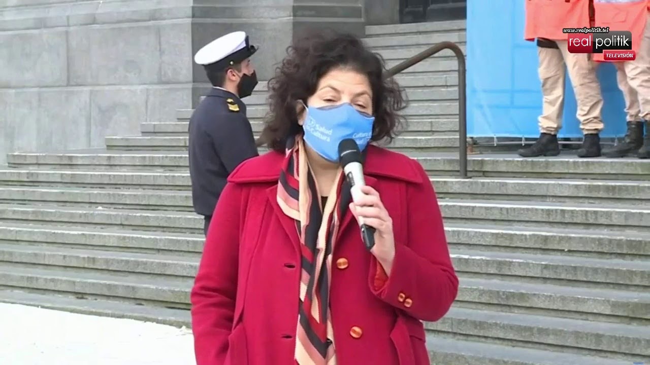 Vizzotti inauguró un centro de vacunación y brindó una conferencia de prensa en el CCK