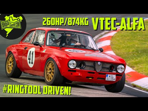 #RINGTOOL: 260hp VTEC Alfa Romeo driven on road and Nürburgring!