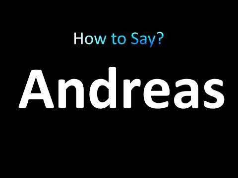 How to Pronounce Andreas (correctly!)