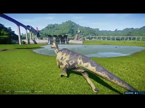**Jurassic World Evolution: Velociraptor Kills Tsintaosaurus**