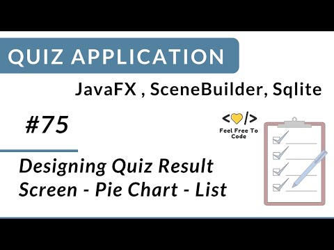 #75. Designing Quiz Result Screen | Java FX Application