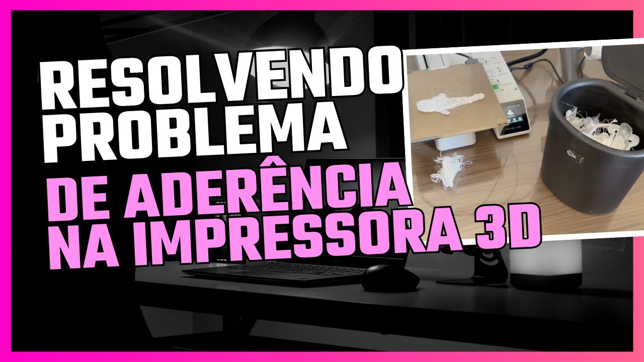Vídeo do Flá Maker 3D: resolvendo o problema de aderência na Bambu Lab A1 Mini