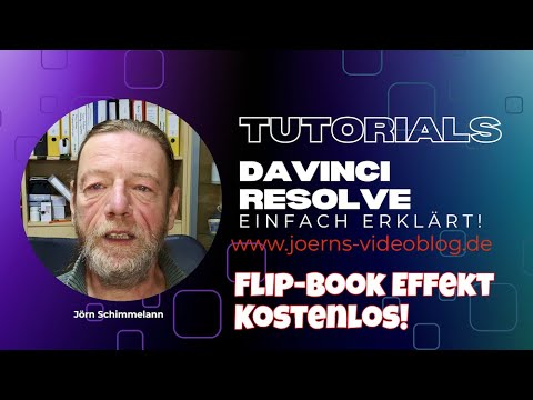 Kostenloser Flip-Book Effekt für DaVinci Resolve