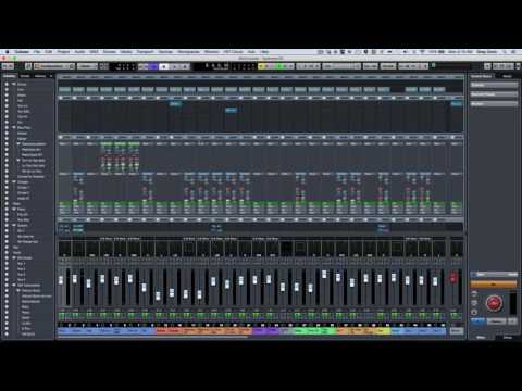 Cubase Pro 9 mixer