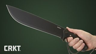 Мачете кукри CRKT Chanceinhel, сталь 65Mn Carbon Steel, рукоять пластик/резина