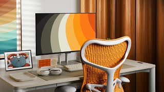Tech Meets Mid-Century Modern | Herman Miller Desk Setup Tour!