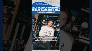Iqbaal Ramadhan Rela Batasi Jadwal Syuting nya, Demi Jadi Penyiar Radio di Vindes