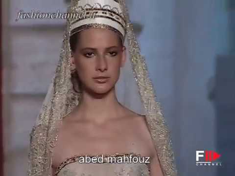 "Abed Mahfouz" Spring Summer 2007 Bridalwear Milan by FashionChannel