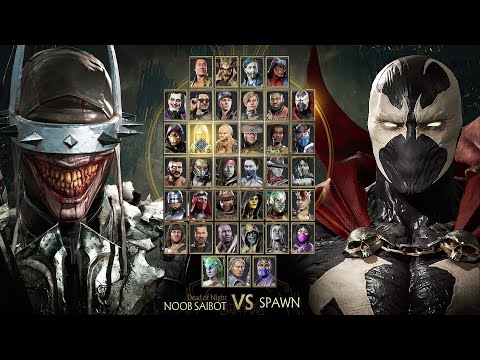 Mortal Kombat 11 - All Characters Select Animations + DLC Characters