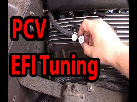 PCV valve EFI tuning with aftermarket fuel injection Holley Fast Megasquit Fitech fixed orifice EFI