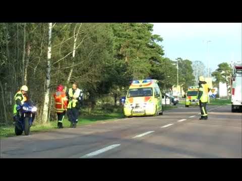 Mc Olycka Västra Utfarten Mariehamn Åland 10.05.2013