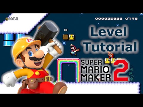 Super Mario Maker 2 Tutorial - Tips on how to make a traditional level