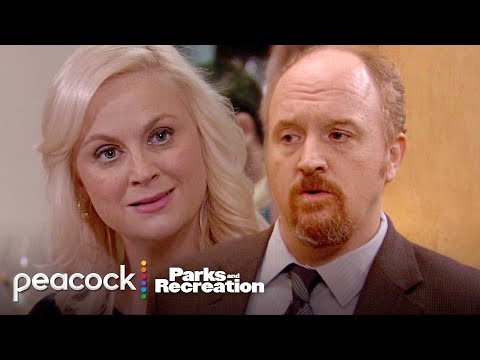 Leslie's ex has the audacity and a gun ft. Louis C.K. | Parks and Recreation